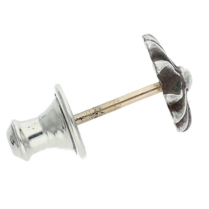 Chrome Hearts No2 CH Pls CH Plus Stud Silver Earrings — view 4