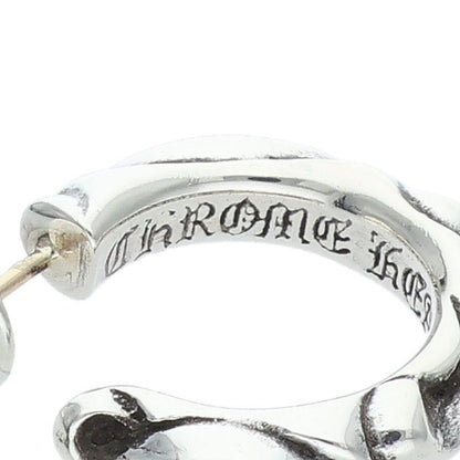 Chrome Hearts Hoop Scrool 1 Scroll Silver Earrings — view 3