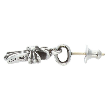 Chrome Hearts Bby Pprchn Baby Fat Drop Silver Earrings — view 4