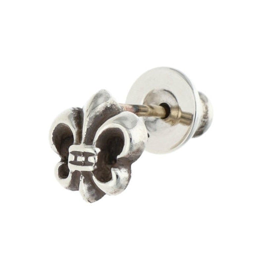 Chrome Hearts CO BS Flr BS Flare Stud Silver Earrings