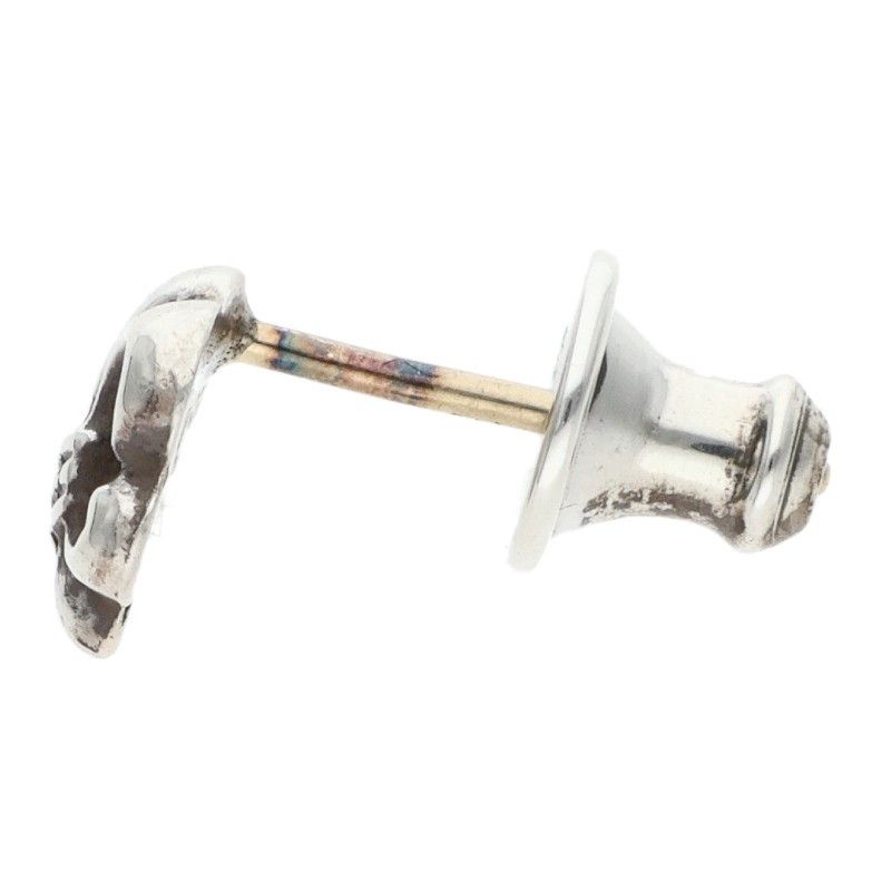 Chrome Hearts CO BS Flr BS Flare Stud Silver Earrings — view 4