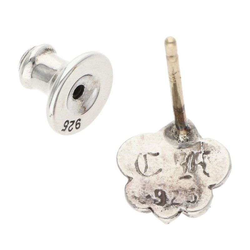 Chrome Hearts CO BS Flr BS Flare Stud Silver Earrings — view 5