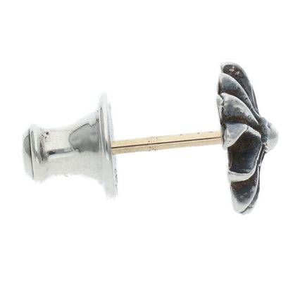 Chrome Hearts No2 CH Pls CH Plus Stud Silver Earrings — view 3