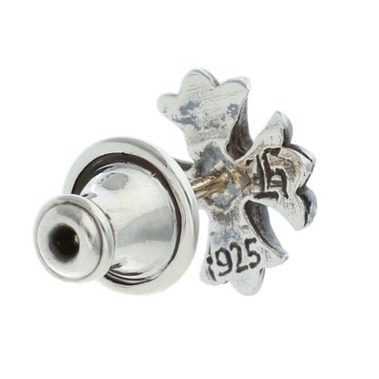 Chrome Hearts No2 CH Pls CH Plus Stud Silver Earrings — view 2