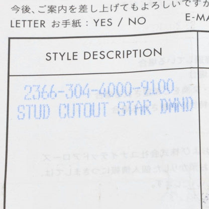 Chrome Hearts CO Star Dmnd Stud 1 Diamond Silver Earrings — view 5