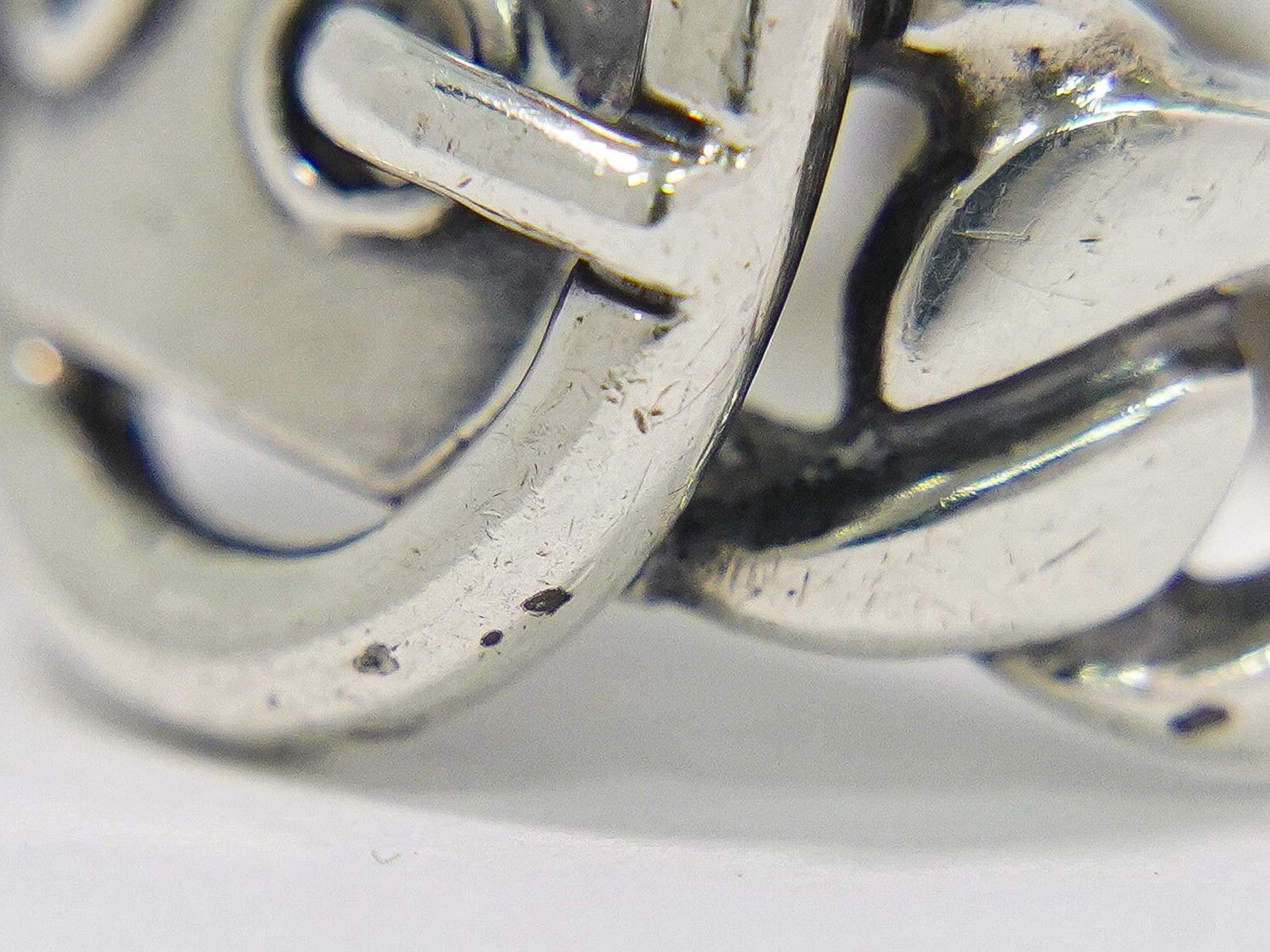 Hermes Boucle Seller 925 Ring 51 Silver Sellier — view 6
