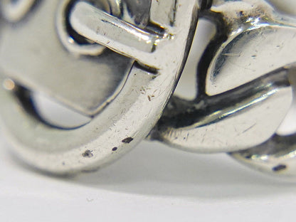 Hermes Boucle Seller 925 Ring 51 Silver Sellier — view 6