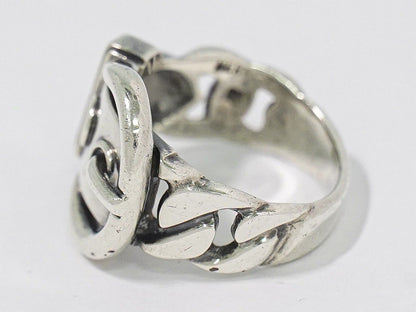 Hermes Boucle Seller 925 Ring 51 Silver Sellier — view 2