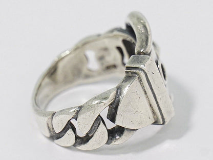 Hermes Boucle Seller 925 Ring 51 Silver Sellier — view 4