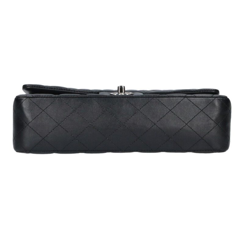 Chanel Quilted 25 Lambskin Double Flap Chain Shoulder Bag 25 — view 4