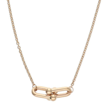 Tiffany & Co Double Link Small 18k Pink Gold Necklace
