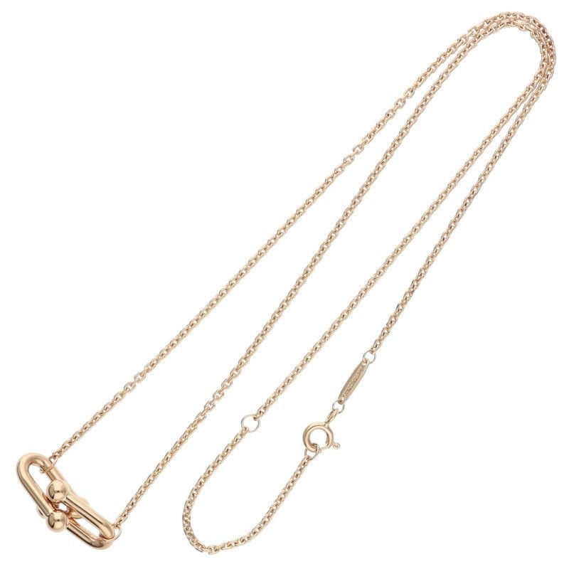 Tiffany & Co Double Link Small 18k Pink Gold Necklace — view 2