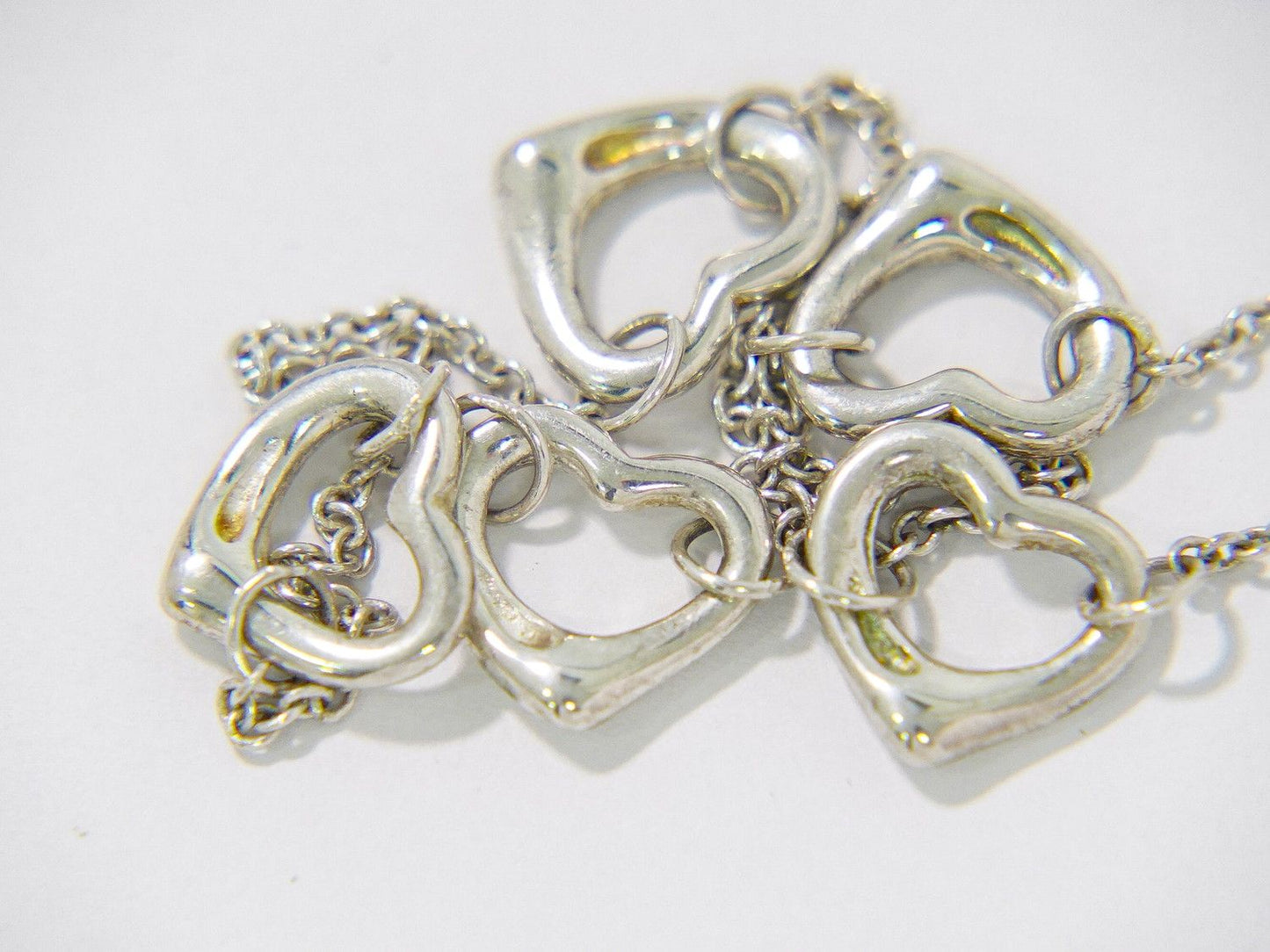 Tiffany & Co Open Heart 925 Pendant Silver — view 4