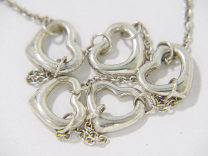 Tiffany & Co Open Heart 925 Pendant Silver — view 5
