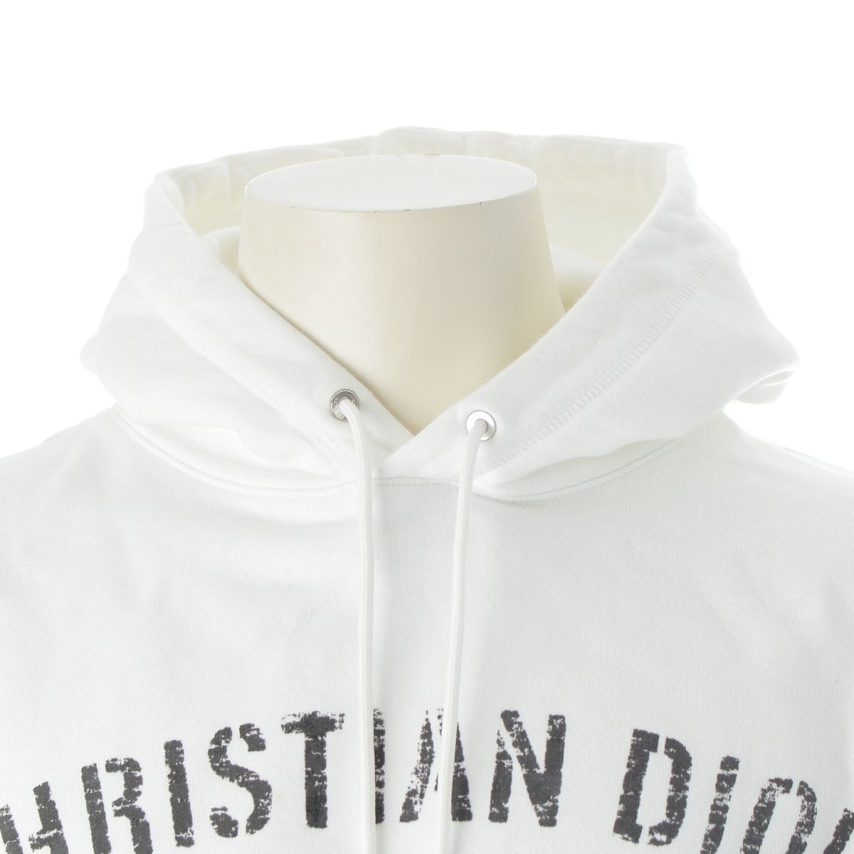 Dior Atelier Cotton Logo Hoodie White — view 5