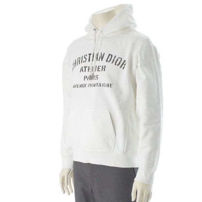 Dior Atelier Cotton Logo Hoodie White — view 2