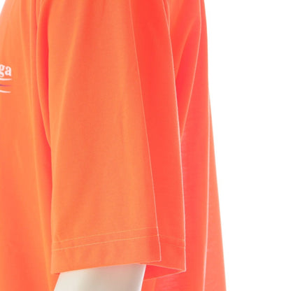 Balenciaga Wardrobe Logo Short Sleeve T-Shirt Orange XS — view 7