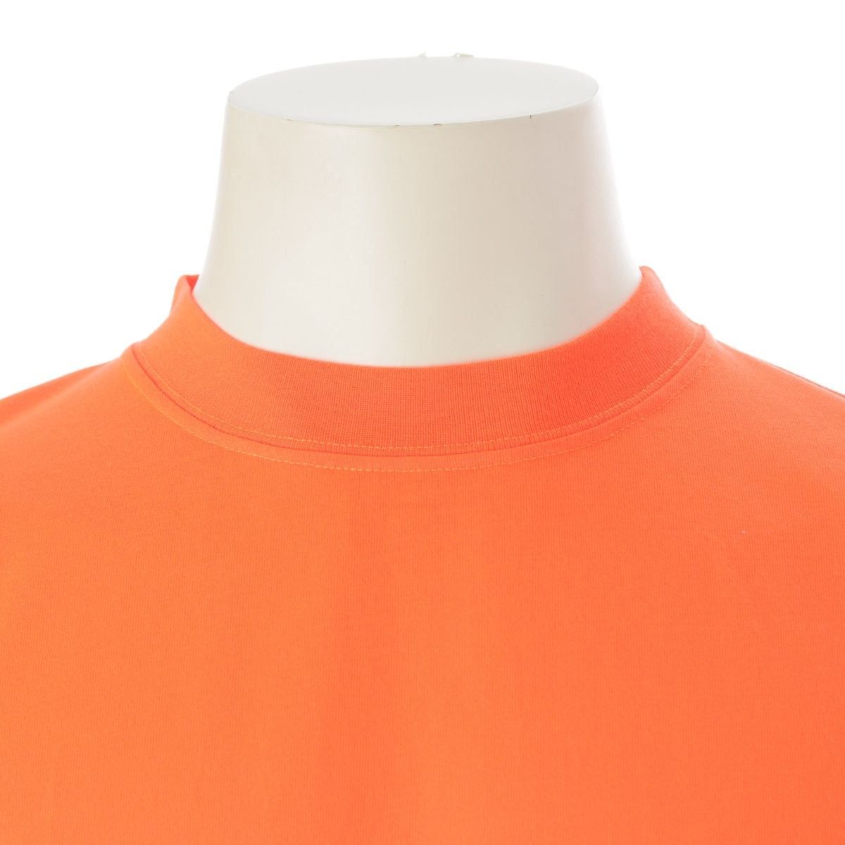 Balenciaga Wardrobe Logo Short Sleeve T-Shirt Orange XS — view 5