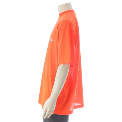 Balenciaga Wardrobe Logo Short Sleeve T-Shirt Orange XS — view 3