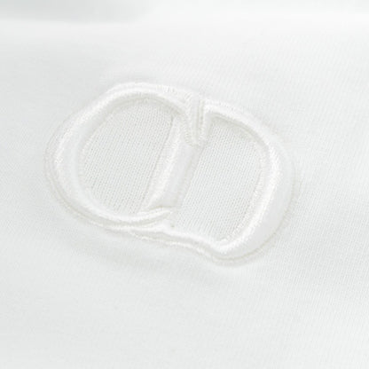 Dior CD Icon Cotton Regular Fit T-Shirt Jersey Short Sleeve Top White XS — view 8