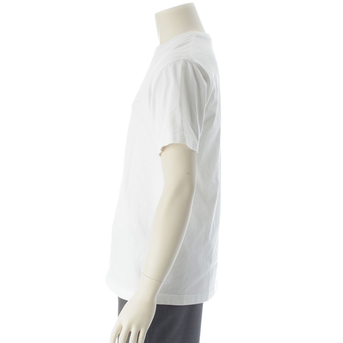 Dior CD Icon Cotton Regular Fit T-Shirt Jersey Short Sleeve Top White XS — view 3