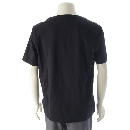 Prada Nylon Trim Triangle Logo Short Sleeve T-Shirt Black XXL — view 4