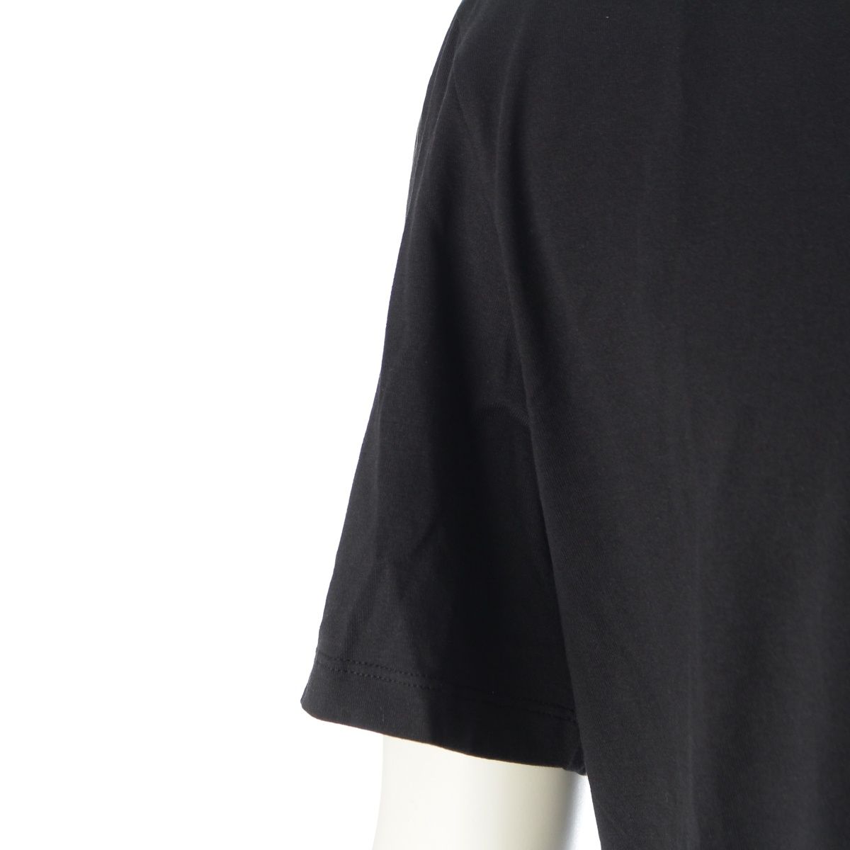 Prada Nylon Trim Triangle Logo Short Sleeve T-Shirt Black XXL — view 6