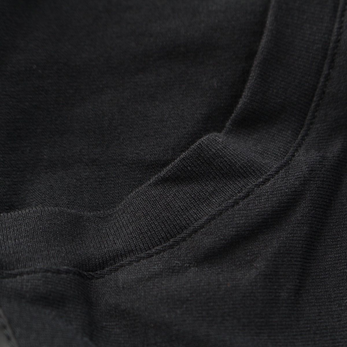 Prada Nylon Trim Triangle Logo Short Sleeve T-Shirt Black XXL — view 8
