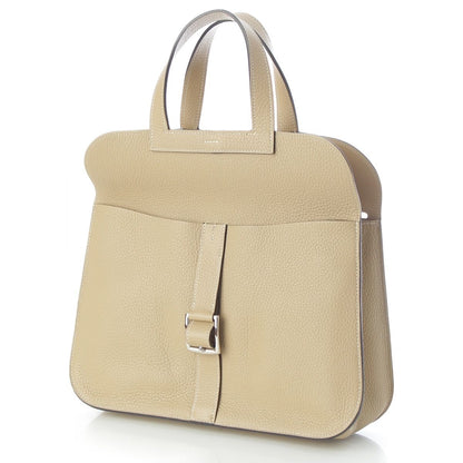 Hermes Halzan 31 Taurillon Clemence Silver 2-Way Shoulder Handbag a Trench — view 3