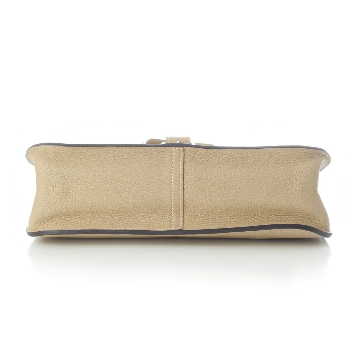 Hermes Halzan 31 Taurillon Clemence Silver 2-Way Shoulder Handbag a Trench — view 6