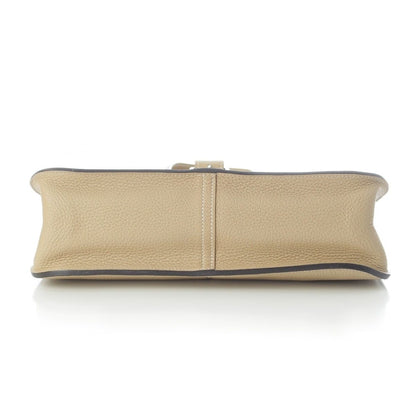 Hermes Halzan 31 Taurillon Clemence Silver 2-Way Shoulder Handbag a Trench — view 6