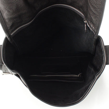 Chrome Hearts Ro Ring Stones Leather Shoulder Bag Black — view 6