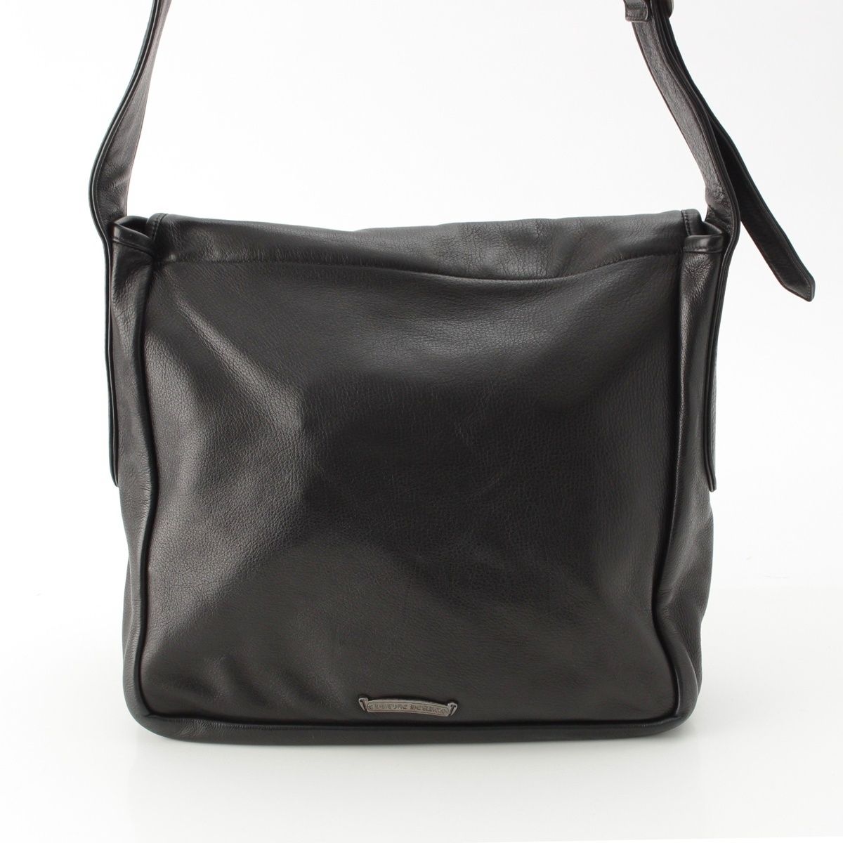 Chrome Hearts Ro Ring Stones Leather Shoulder Bag Black — view 4