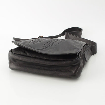 Chrome Hearts Ro Ring Stones Leather Shoulder Bag Black — view 5