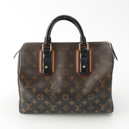 Louis Vuitton Monogram Mirage Speedy 30 Leather Boston Bag Black Brown — view 4
