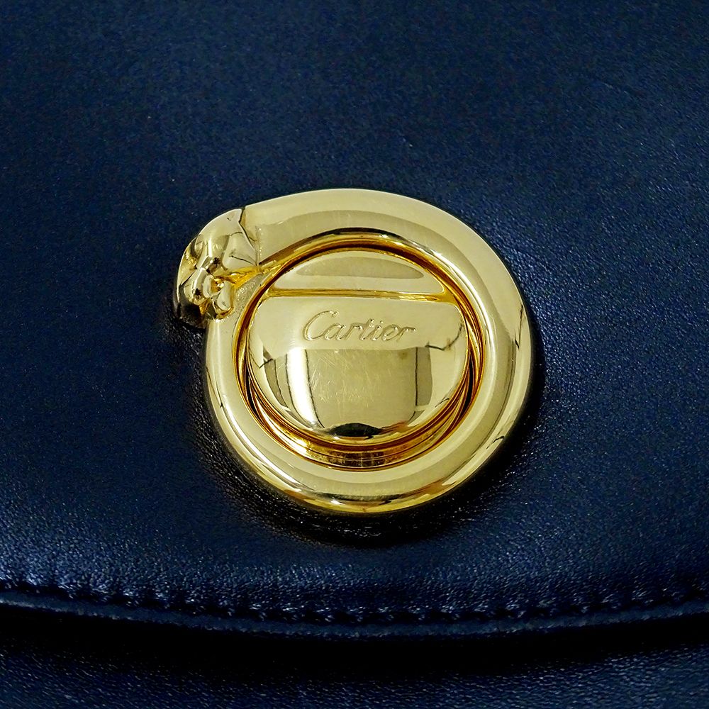 Cartier Clutch Panthère Leather Black — view 6