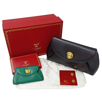 Cartier Clutch Panthère Leather Black — view 7
