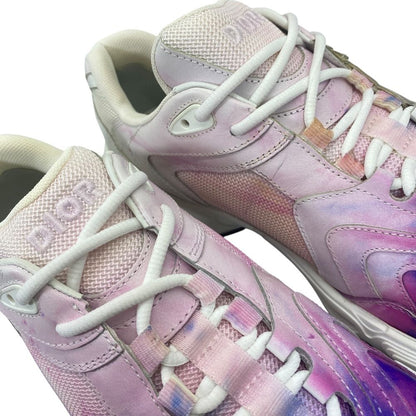 Dior Cd1 Sneakers Tie Dye Pattern Gradient Pink Purple 42 Street Daily — view 7