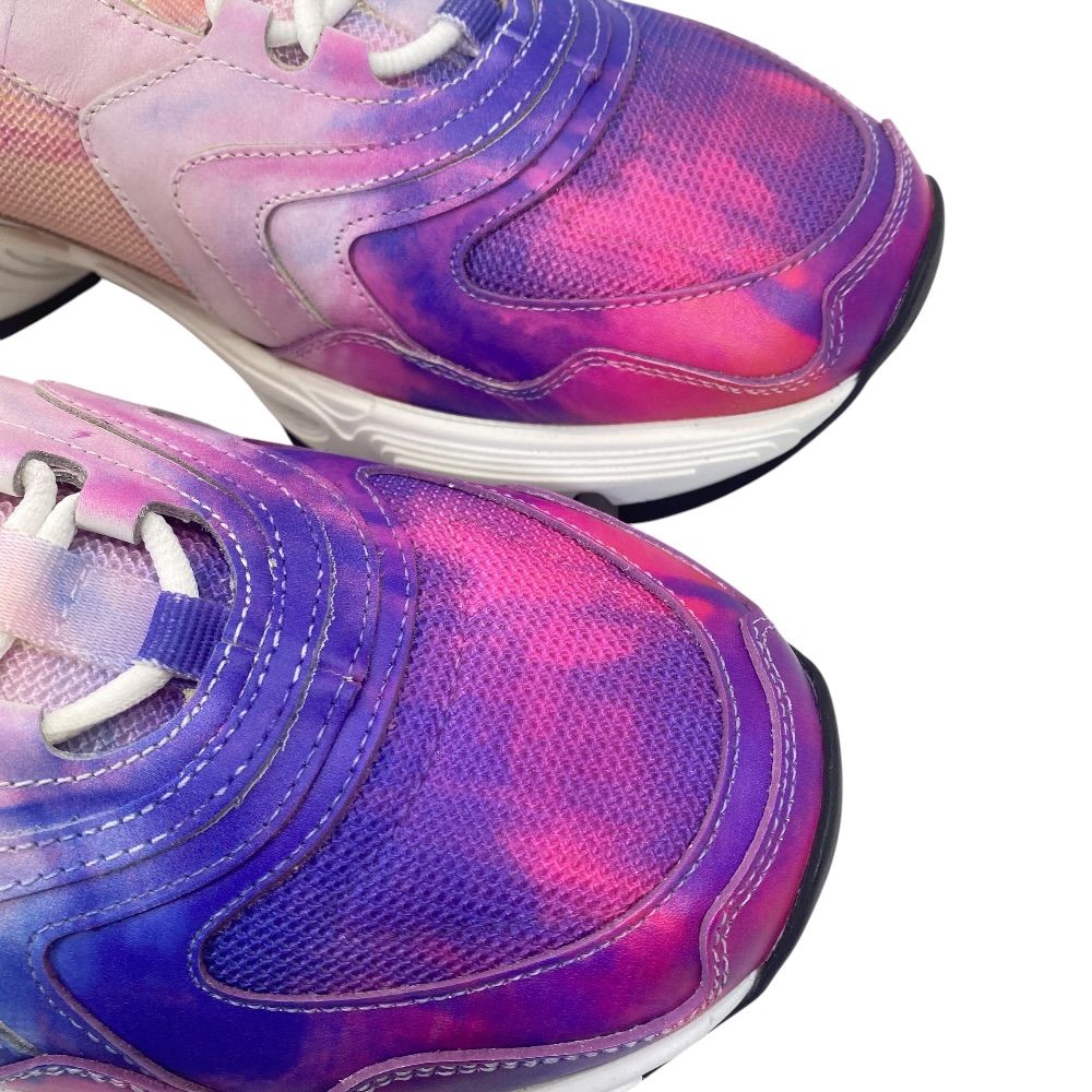 Dior Cd1 Sneakers Tie Dye Pattern Gradient Pink Purple 42 Street Daily — view 6