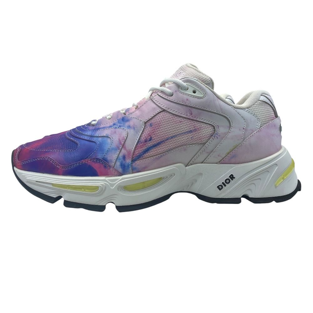 Dior Cd1 Sneakers Tie Dye Pattern Gradient Pink Purple 42 Street Daily — view 2