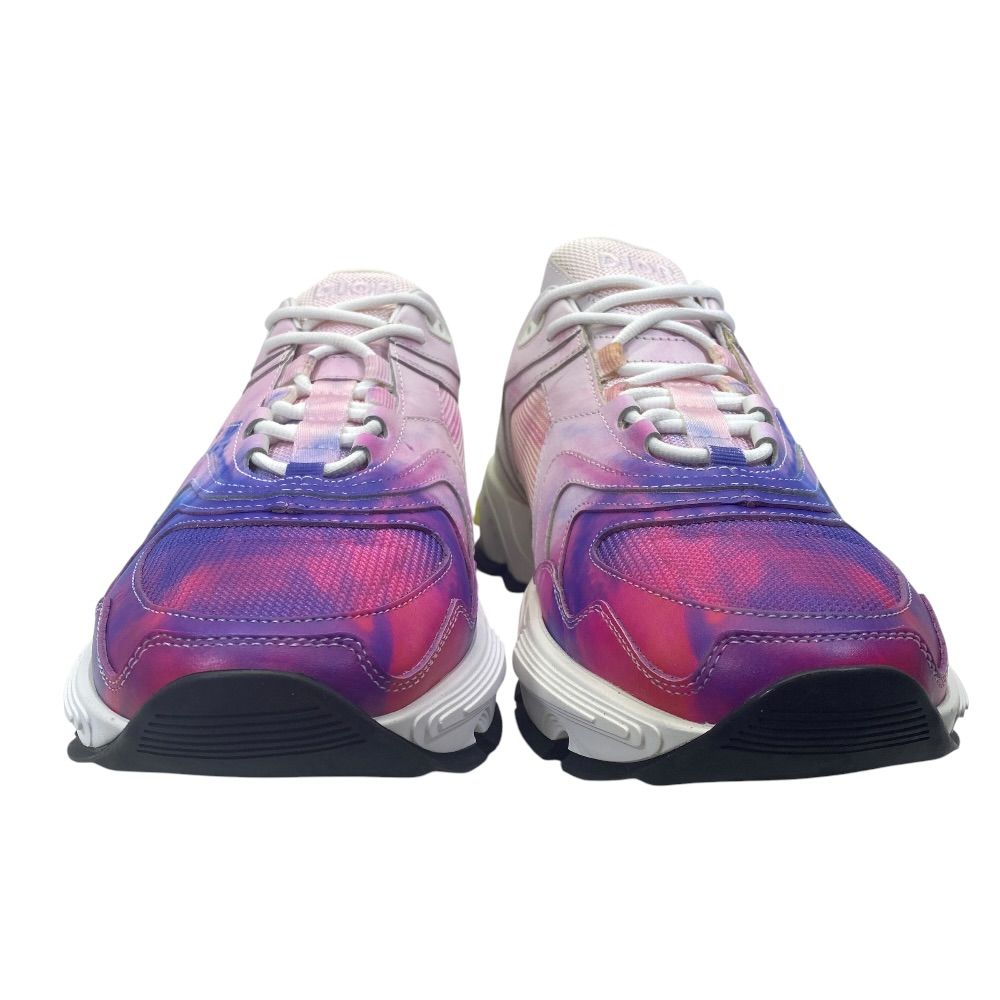 Dior Cd1 Sneakers Tie Dye Pattern Gradient Pink Purple 42 Street Daily — view 3