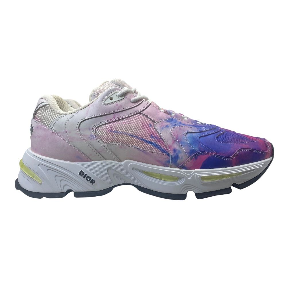 Dior Cd1 Sneakers Tie Dye Pattern Gradient Pink Purple 42 Street Daily — view 4