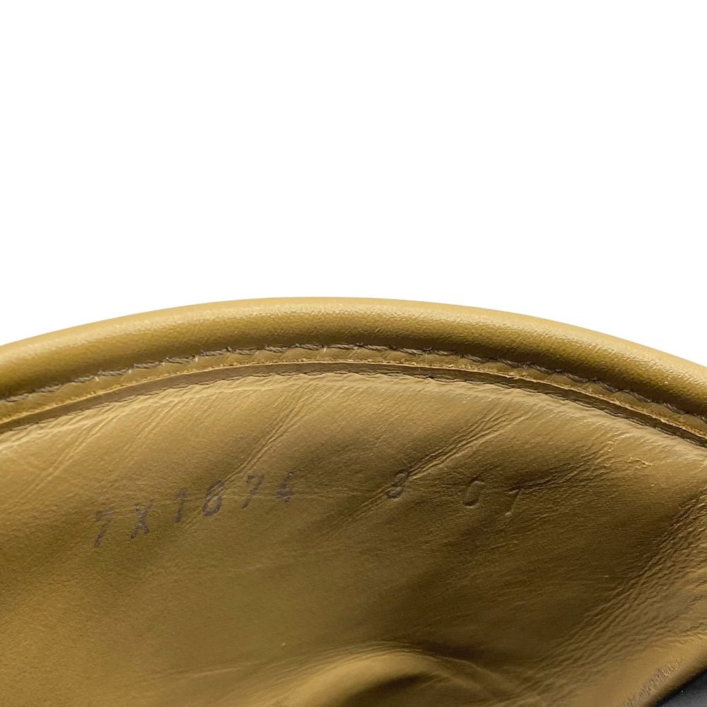 Fendi Diagonal Sandals Beach Slide FF Logo Leather Brown Jacquard 9 Luxury — view 9