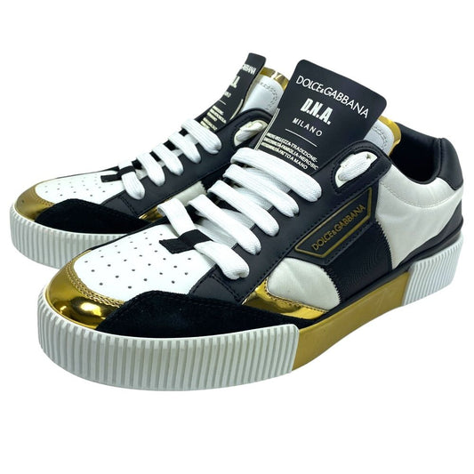 Dolce & Gabbana Miami Sneakers Low Cut Shoes Black D&G & 7.5