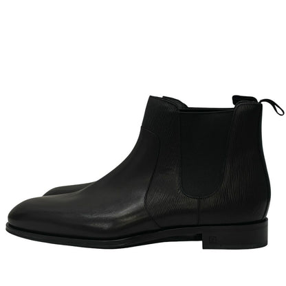 Louis Vuitton Epi Side Gore Boots Chelsea Short Black Leather 9 Quality Mode — view 5