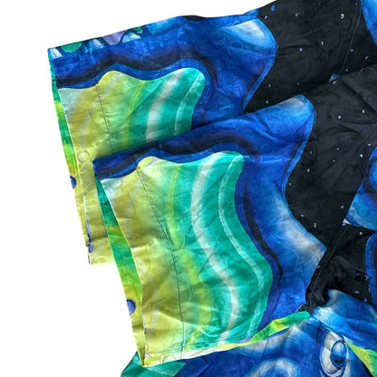 Dior Kenni Shaaf Collaboration Short Sleeve Shirt Top All Over Pattern Silk — view 6