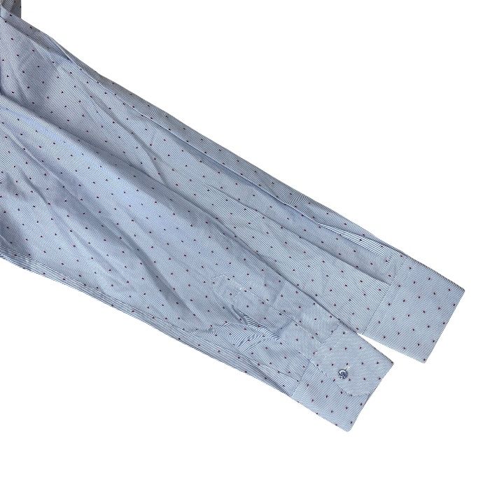 Dolce & Gabbana Martini Shirt Long Sleeve Striped All Over Pattern Blue Red D&G — view 6