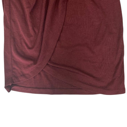 Saint Laurent Drape Mini Dress Shoulder Padded Long Sleeve Cles Wool 36: Mode — view 8