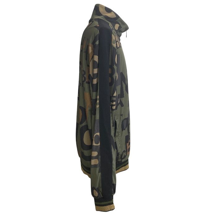 Dolce & Gabbana Zip Up Jacket All Over Logo Camouflage Khaki D&G & 50: Mode — view 4