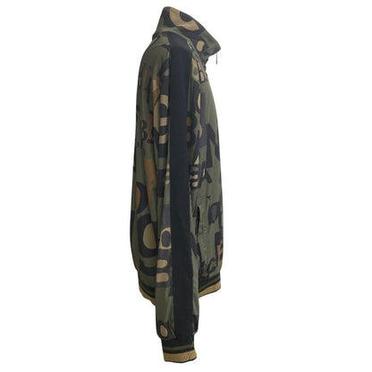 Dolce & Gabbana Zip Up Jacket All Over Logo Camouflage Khaki D&G & 50: Mode — view 4